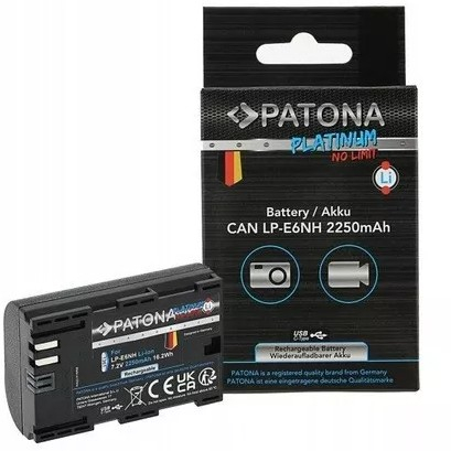 Akumulator Patona Platinum LP-E6NH z USB-C