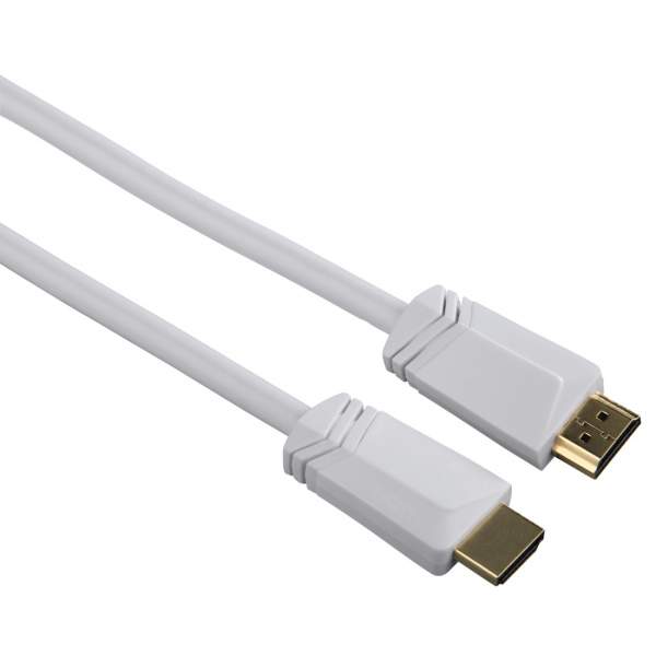 Hama kabel HDMI - HDMI TECHLINE 1.5 m biały