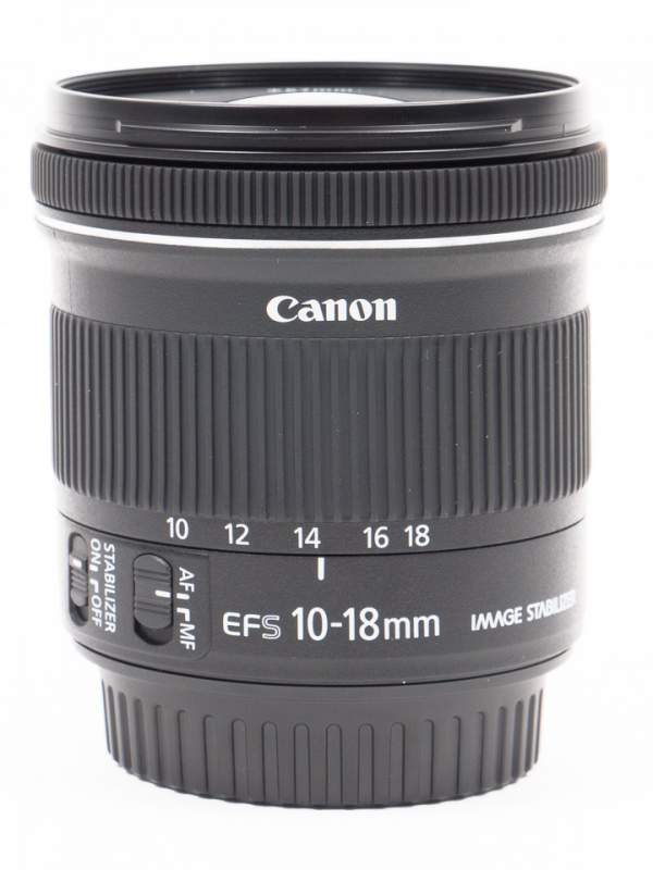 Obiektyw UŻYWANY Canon 10-18 mm f/4.5-5.6 EF-S IS STM s.n. 5432007733