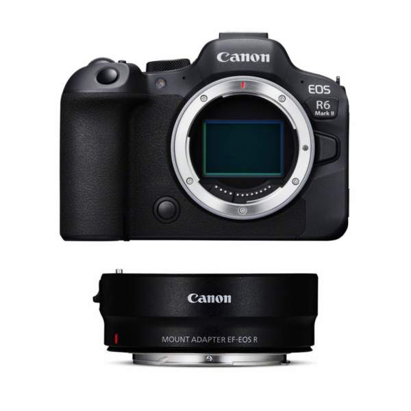 Aparat cyfrowy Canon EOS R6 mark II + adapter Mount EF-EOS R 