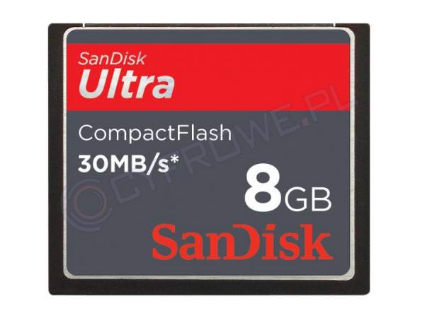 Karta pamięci Sandisk CompactFlash Ultra 8 GB 30MB/s