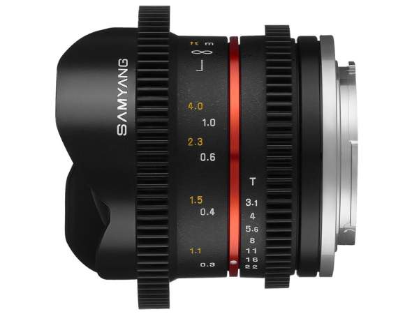 Obiektyw Samyang 8 mm T3.1 V-DSLR UMC Fish-eye II / Canon-M
