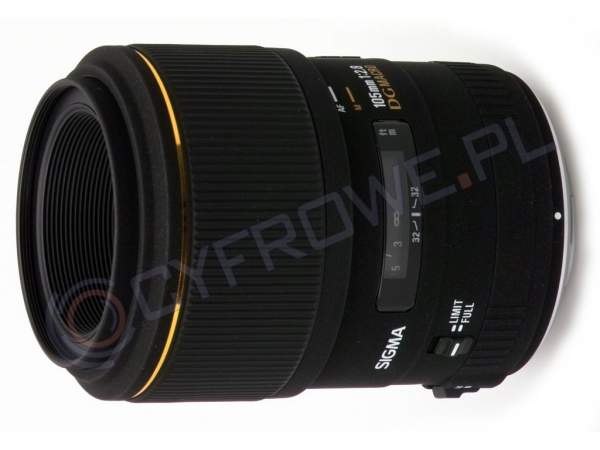 Obiektyw Sigma 105 mm f/2.8 DG EX MACRO / Canon