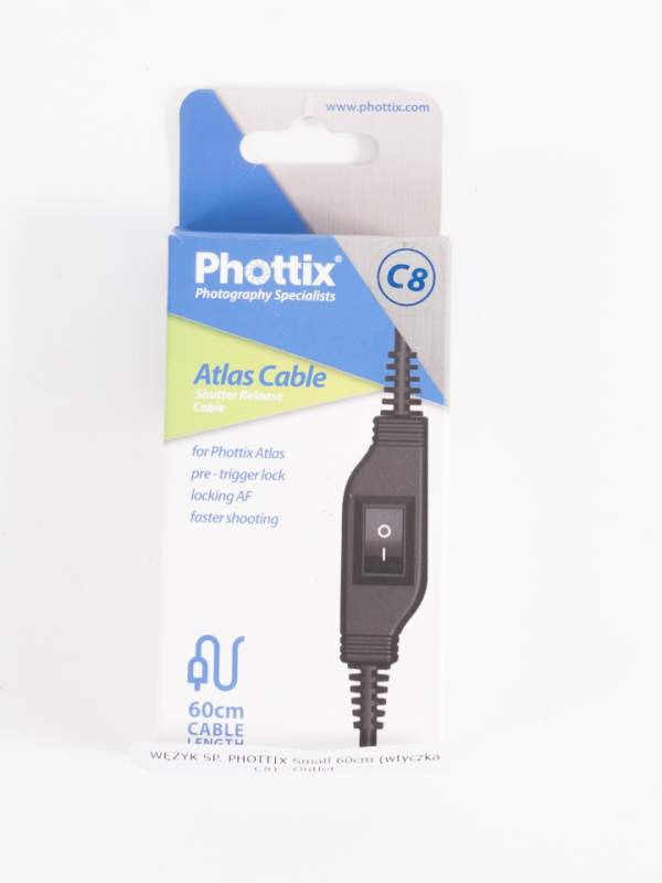 Phottix Small wężyk spustowy 60cm (wtyczka C8) - Outlet