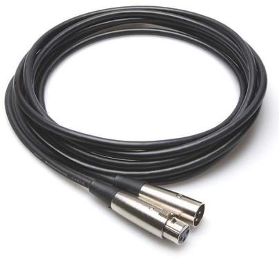 Kabel HOSA mikrofonowy Standard, XLRf - XLRm 7.6m