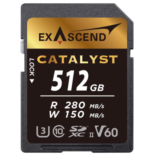 Karta pamięci Exascend SDXC Catalyst UHS-II V60 512GB 