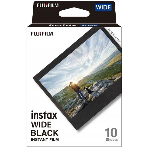 Wkłady FujiFilm Instax Wide Black Frame 