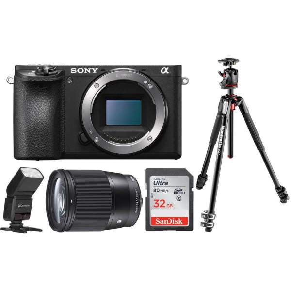 Aparat cyfrowy Sony A6500 body (ILCE6500) Zestaw do fotografowania nieruchomości