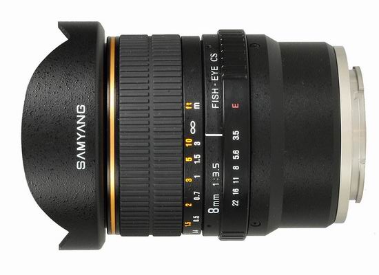 Obiektyw Samyang 8 mm f/3.5 Fish-eye CS VG10 do Sony NEX-VG10