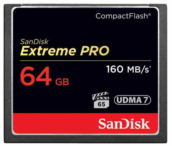 Karta pamięci Sandisk CompactFlash EXTREME PRO 64 GB 160 MB/s