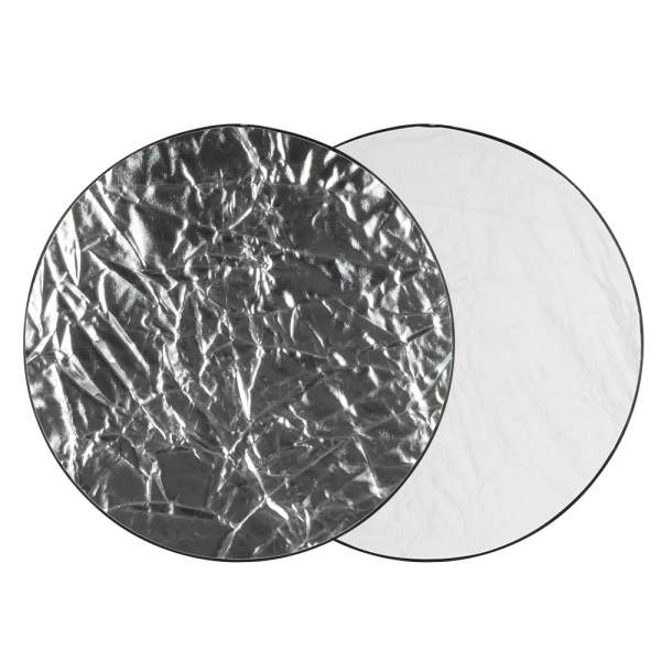Blenda GlareOne 2w1 60 cm srebrna/biała