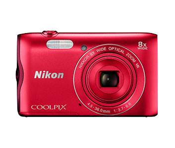 Aparat cyfrowy Nikon COOLPIX A300 czerwony
