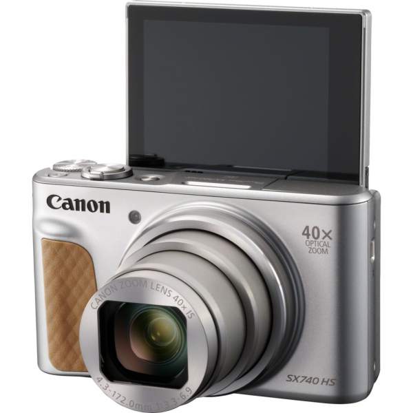 Canon PowerShot SX740 HS Lite Edition srebrny - Aparaty cyfrowe