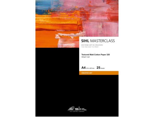 Papier SIHL MASTERCLASS Textured Matt Cotton Paper 320 (4853) - A4