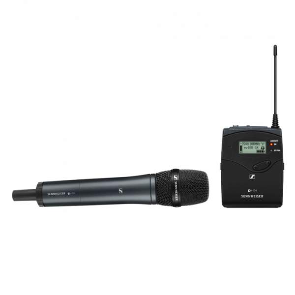 Sennheiser EW 135P G4-B (626-668 MHz - wolne od LTE) bezprzewodowy system audio z mikrofonem dynamicznym e835