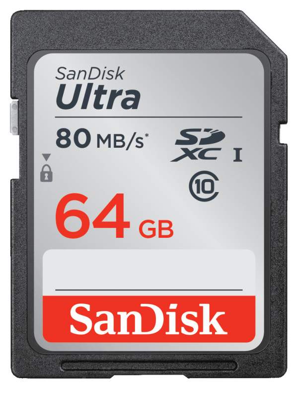 Karta pamięci Sandisk SDXC 64 GB ULTRA 80MB/s C10 UHS-I - bez pudełka