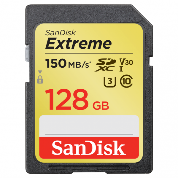 Karta pamięci Sandisk SDXC EXTREME 128GB 150MB/s V30 UHS-I U3