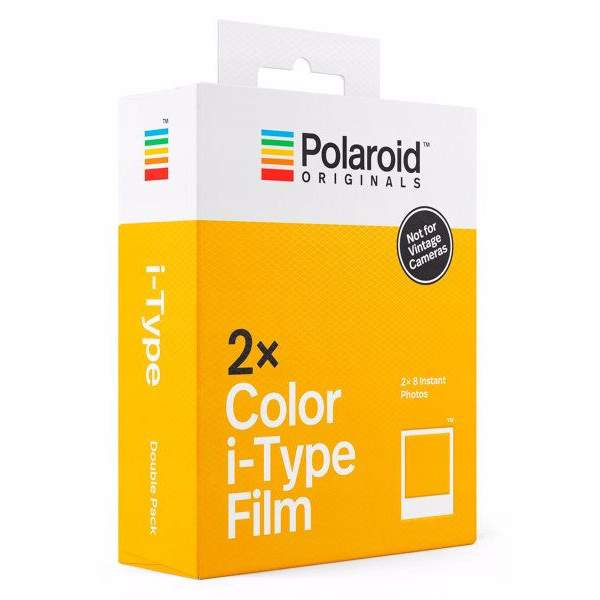 Wkłady Polaroid do aparatu serii I-Type kolor - białe ramki - opakowanie 16 szt..