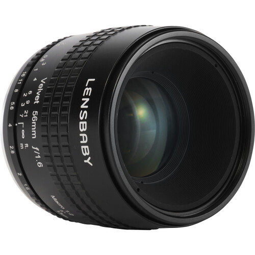 15238E ★新品★ レンズベビー 56mm F1.6 LENSBABY Lensbaby Velvet 56 mm f/1.6 dla Canon RF - Obiektywy do