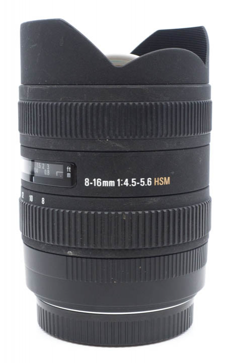Obiektyw UŻYWANY Sigma 8-16 F4.5-5.6 DC HSM / Canon s.n. 10897439
