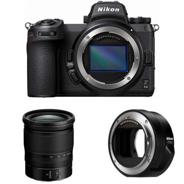 Aparat cyfrowy Nikon Z6 II + 24-70 mm + FTZ II