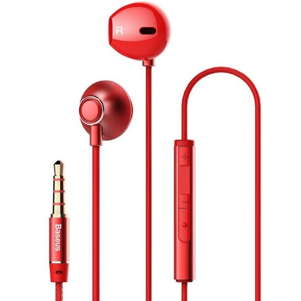Baseus Słuchawki Enock H06 - czerwone