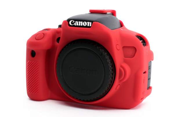 Zbroja EasyCover osłona gumowa dla Canon 650D/700D/T4i/T5i czerwona
