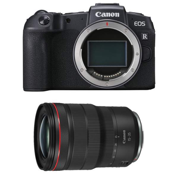 Aparat cyfrowy Canon zestaw EOS RP body bez adaptera + RF 15-35mm F2.8 L IS USM 