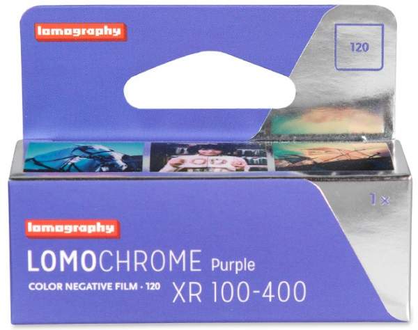 Lomography LOMOCHROME PURPLE XR 100-400 120 FILM