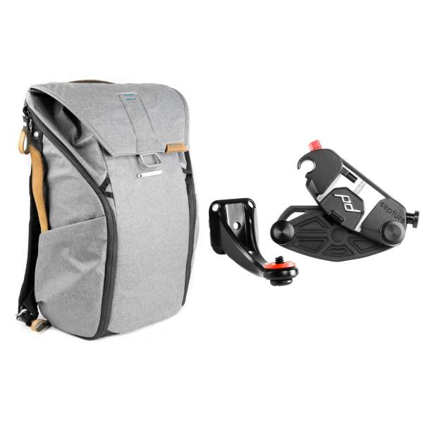Plecak Peak Design Zestaw Plecak Everyday Backpack 20L popielaty + Bino Kit_z01