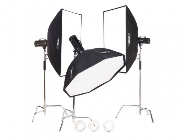 Zestaw lamp studyjnych Fomei Digital Pro X/1200/500/500 - zestaw lamp