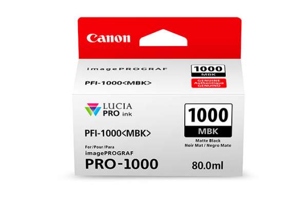 Tusz Canon PFI-1000MBK Matt Black