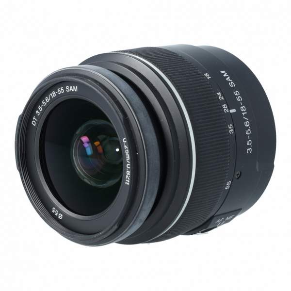 Obiektyw UŻYWANY Sony 18-55 mm f/3.5-f/5.6 DT SAM (SAL18552) - Sony A s.n. 5036950