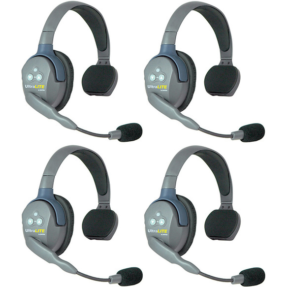Eartec UltraLITE Single 4 osobowy system komunikacji bezprzewodowej - słuchawka pojedyncza [UL4S]