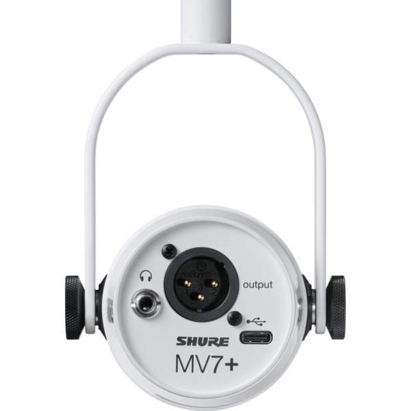 【XLR・USB】SHURE シュア MV7 SHUREからXLR / USB出力を備えたMV7ポッドキャストマイクロホン