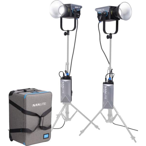 Lampa LED NANLITE FC-500B Bicolor 2700-6500K 2x Spot Light DMX Trolley Kit