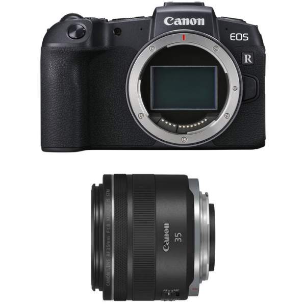Aparat cyfrowy Canon zestaw EOS RP body bez adaptera + RF 35mm f/1.8 MACRO IS STM 
