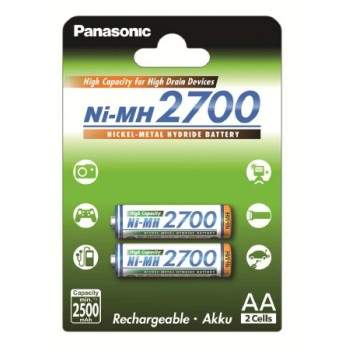 Akumulatory Panasonic Ni-Mh High Capacity AA 2500 mAh 2szt. 