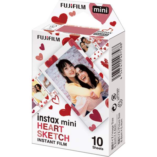 Wkłady FujiFilm Instax Mini Heart Sketch