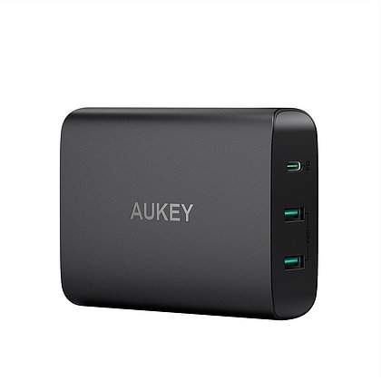 Aukey Ładowarka sieciowa PA-Y12 2x USB + USB C Power Delivery