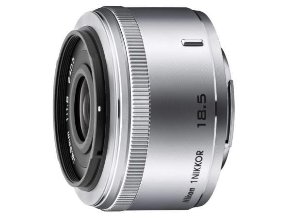 Obiektyw Nikon 1 Nikkor 18.5 mm f/1.8 srebrny