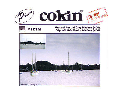 Filtr Cokin P121M połówkowy szary G2 Medium NDx4 systemu Cokin P