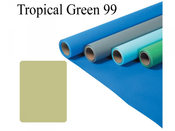 Tło kartonowe Fomei 1.35 x 11 m - Tropical green
