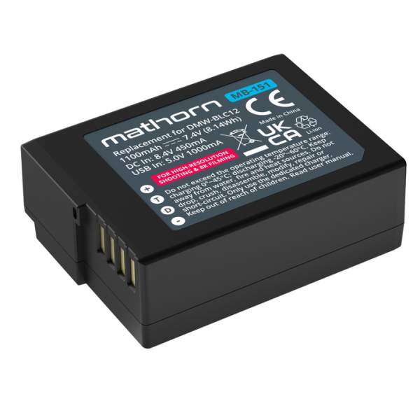 Akumulator Mathorn Mathorn bateria MB-151 1100mAh USB-C do Panasonic DMW-BLC12