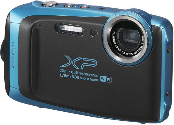 Aparat cyfrowy FujiFilm XP130 niebieski, wodoodporny, wstrząsoodporny 