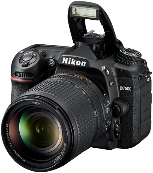Lustrzanka Nikon D7500 + ob. 18-140 VR 