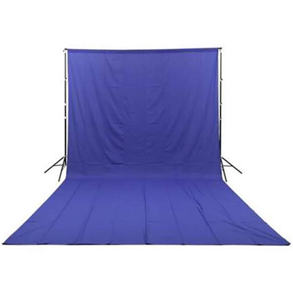 Tło materiałowe GlareOne materiałowe Blue Screen Backdrop 3x6 m - niebieskie