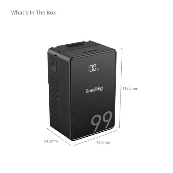 【新品】SmallRig ＶＢ99 Vマウントバッテリー Amazon | SmallRig Vマウントバッテリー VB99 SE 99Wh / 6800mAh