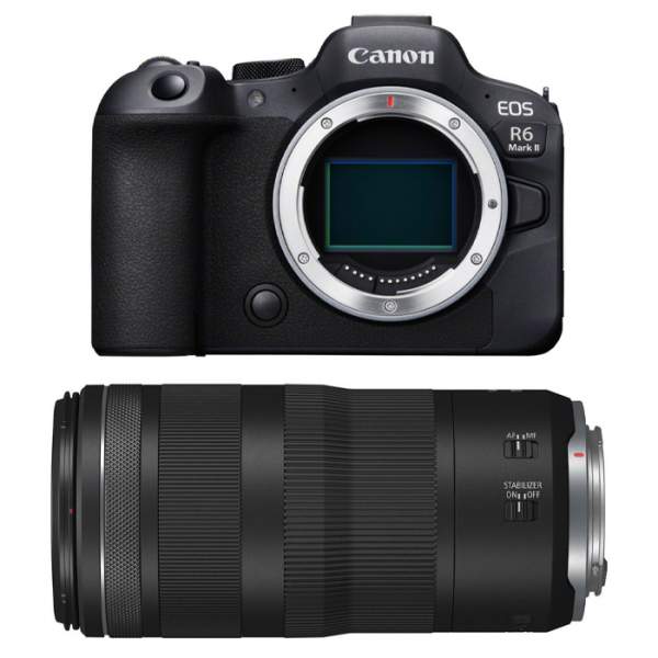 Aparat cyfrowy Canon EOS R6 Mark II + RF 100-400 mm f/5.6-8 IS USM