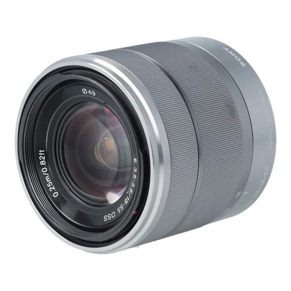 Sony SEL1855 18-55mm F/3.5-5.6 E-Mount Kit Lens Silver - Near Mint
